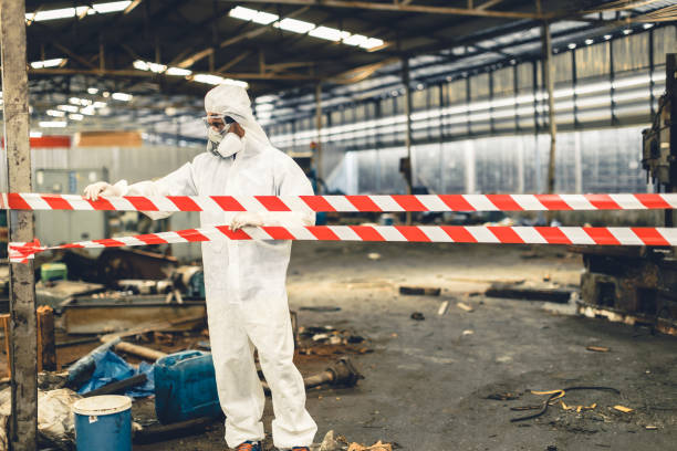 Professional Biohazard technician working in Claremont, NH